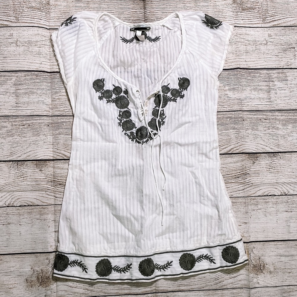 Free people embroidered blouse